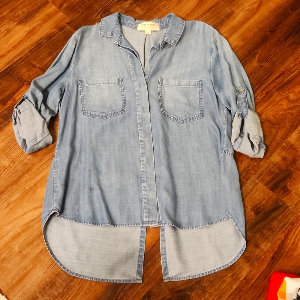 Cloth and Stone Chambray tunic